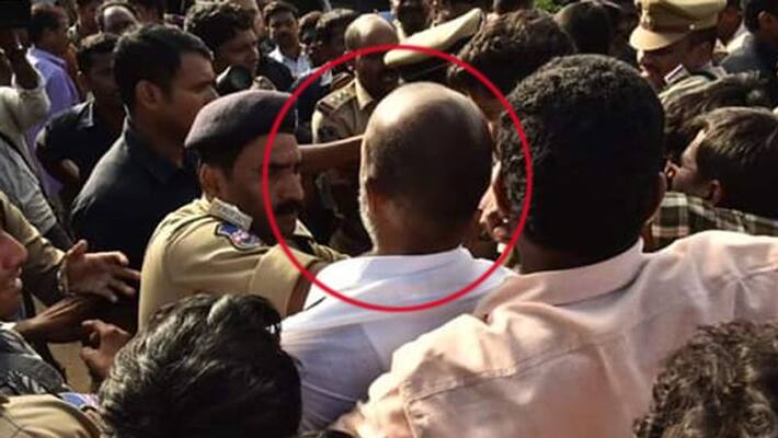 acp slaps bjp mp bandi sanjay kumar in karimnagar acp slaps bjp mp bandi sanjay kumar in karimnagar