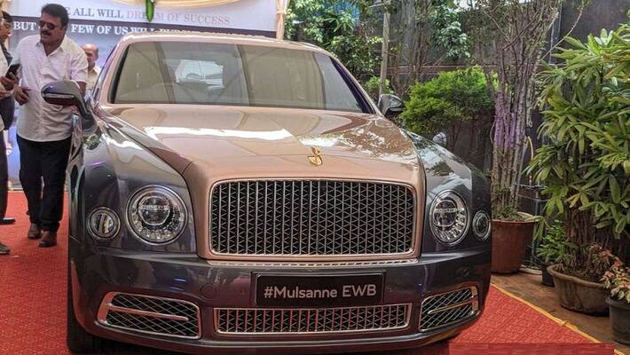 Bengaluru man purchased rs 10 crore Bently Mulsanne EWB car Bengaluru man purchased rs 10 crore Bently Mulsanne EWB car