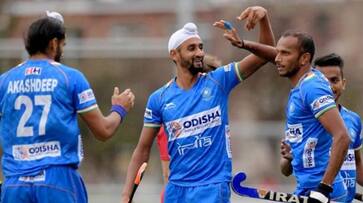 Hockey Olympic qualifiers Mandeep Singh helps India down Russia 4-2