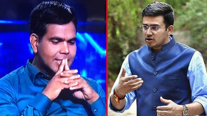Tejashwi Surya wrote screen shot of KBC show, I wish I was a black belt Tejashwi Surya wrote screen shot of KBC show, I wish I was a black belt