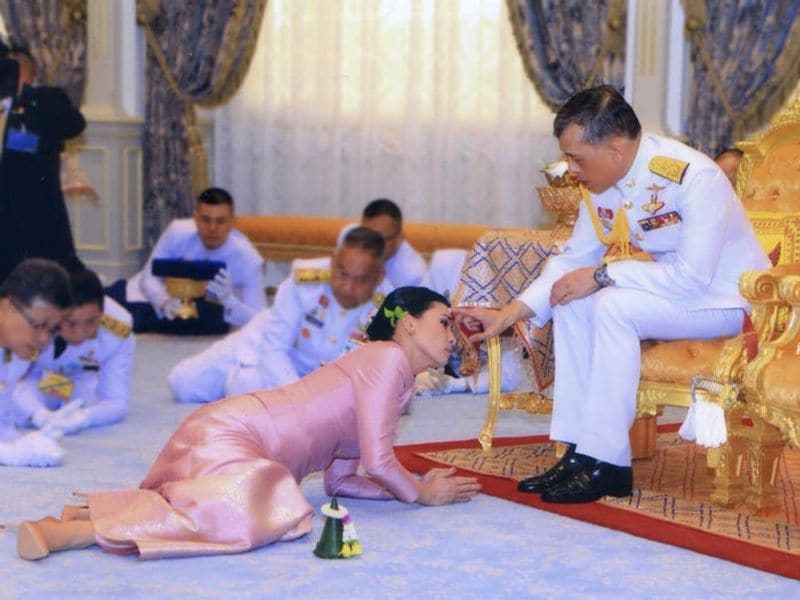 worlds richest royal King Maha Vajiralongkorn thailand daimond 4 wives kids dog love and many more life story