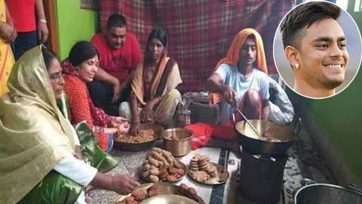celebration of Chhath Puja in the house of cricketer Ishaan Kishan celebration of Chhath Puja in the house of cricketer Ishaan Kishan