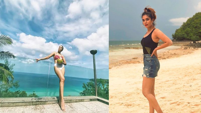 Tv Actress Pooja Gor Enjoying Holiday in phuket spot in bikini