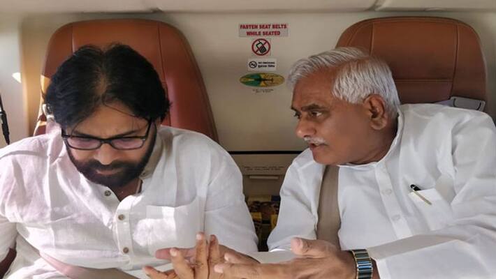 Janasena Chief Pawan Kalyan Visits Rukmini Devi Temple in karnataka state Janasena Chief Pawan Kalyan Visits Rukmini Devi Temple in karnataka state