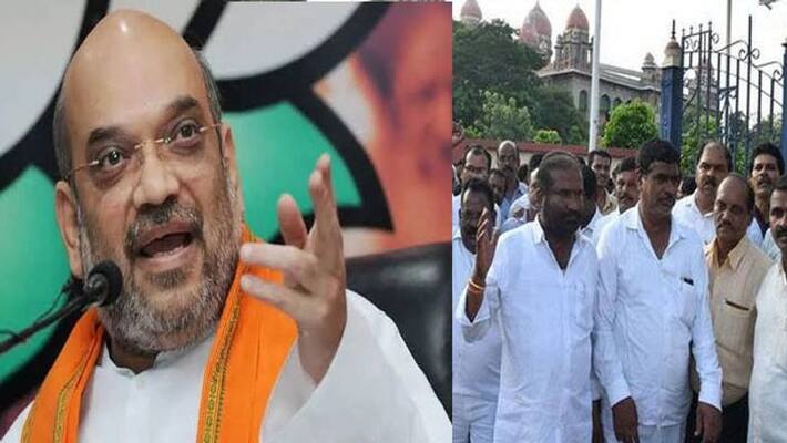 RTC Strike: rtc employees to meet amith shah RTC Strike: rtc employees to meet amith shah