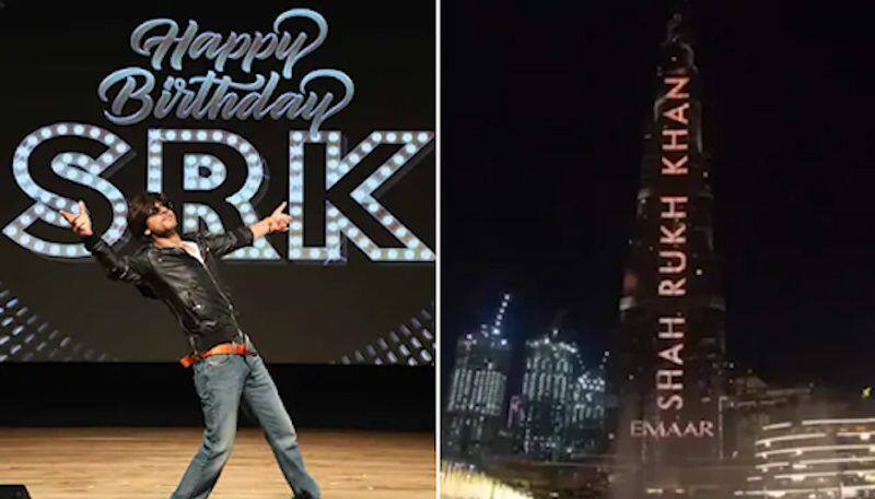 Burj Khalifa lit up with Shah Rukh Khan's name on his 54th birthday (Video)