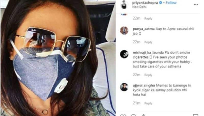 Priyanka Chopra gets trolled for her mask pic