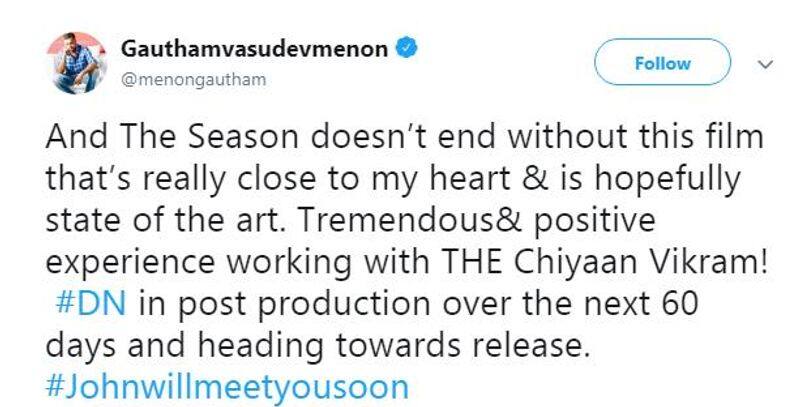 dhurvanatchathiram film is ready to release
