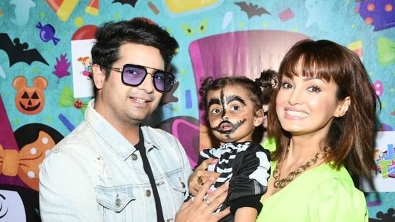 Karanvir Bohra threw halloween themed birthday party for twin daughter