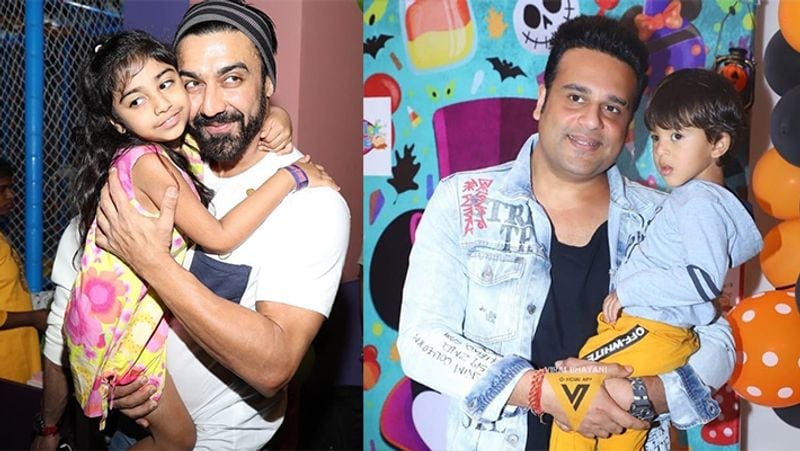 Karanvir Bohra threw halloween themed birthday party for twin daughter