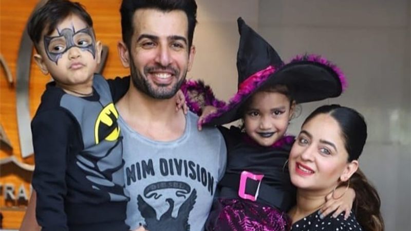Karanvir Bohra threw halloween themed birthday party for twin daughter