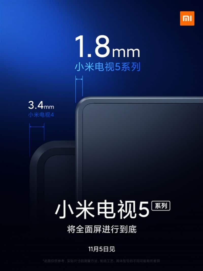 mi tv 5 launching in china later in india