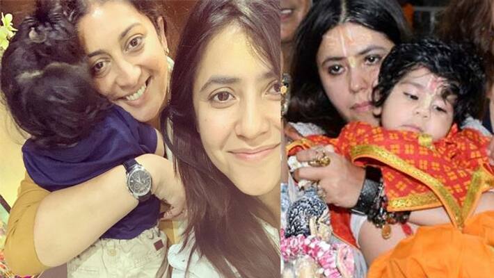 Smriti Irani Spends Time With Ekta Kapoor Son Photo Viral Smriti Irani Spends Time With Ekta Kapoor Son Photo Viral