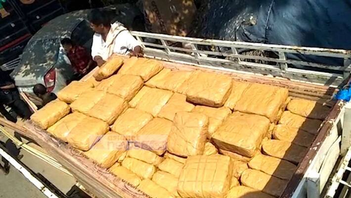 1300 Kg Ganja Seized In Telangana 1300 Kg Ganja Seized In Telangana