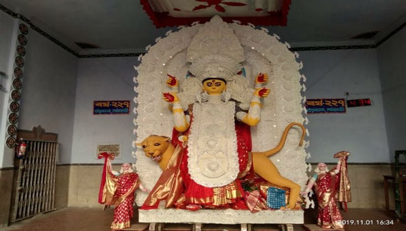 ভদ্রেশ্বরের গৌরহাটি তেঁতুলকলা বারোয়ারির জগদ্ধাত্রী পুজো ২২৭ বছরে পা দিল।