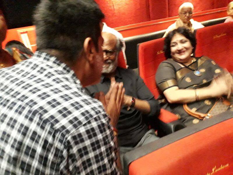 Rajinikanth wathches Vijay's Bigil movie