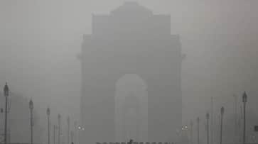 Delhi air pollution Schools reopen after extended Diwali students wear masks