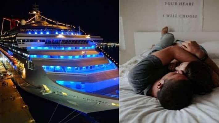 German couple ship for having Honeymoon German couple ship for having Honeymoon