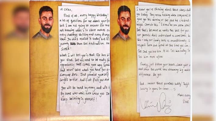 virat's shares an emotional letter to self on birthday virat's shares an emotional letter to self on birthday