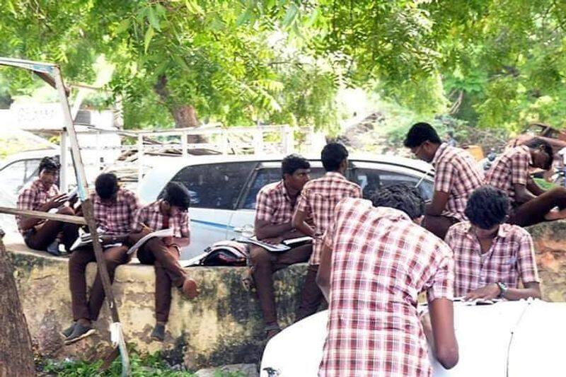 police gave different punishment to the students in the police station