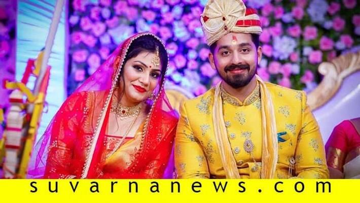 Radha Kalyana Fame pruthvee Ambaar ties knot with Parul Radha Kalyana Fame pruthvee Ambaar ties knot with Parul