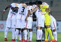 ISL Maximiliano Barreiro goal NorthEast United edge Hyderabad top table