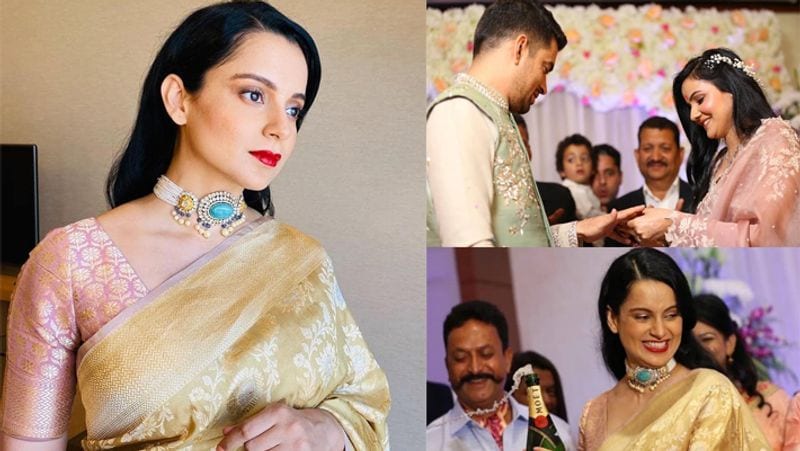 Kangana Ranaut Brother Akshit engagement ceremony
