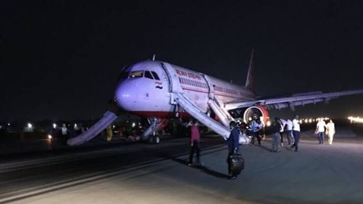 Air India flight caused technical fault during flight, emergency landing Air India flight caused technical fault during flight, emergency landing