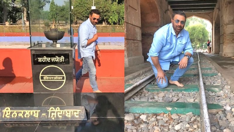 Sunny Deol Pay Tribute to Martyrs in hussainiwala border