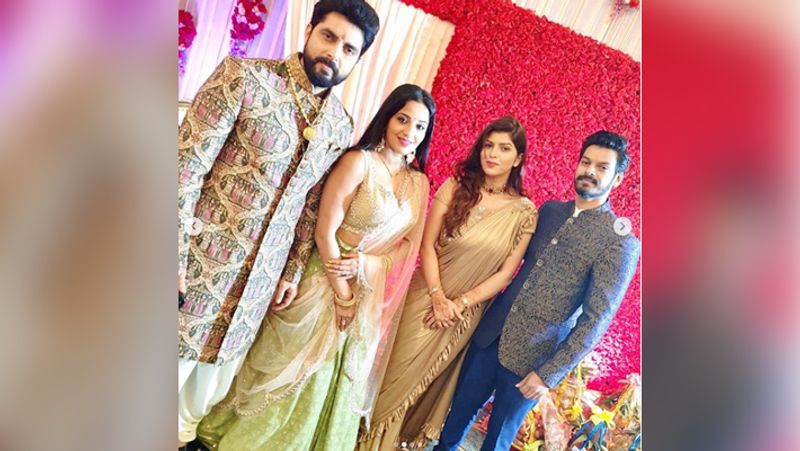 Bhojpuri Actress Monalisa Shared Sister in law Engagement photos See Sizzling Photos With Family
