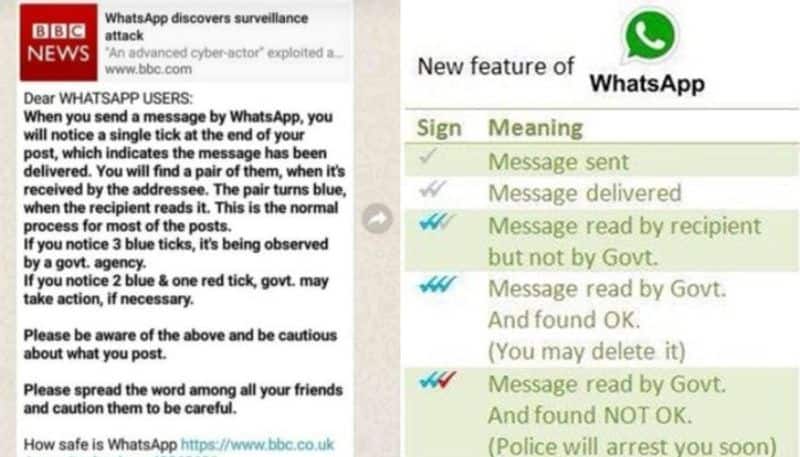 Fact Check  is there Three Blue Ticks in WhatsApp Chat