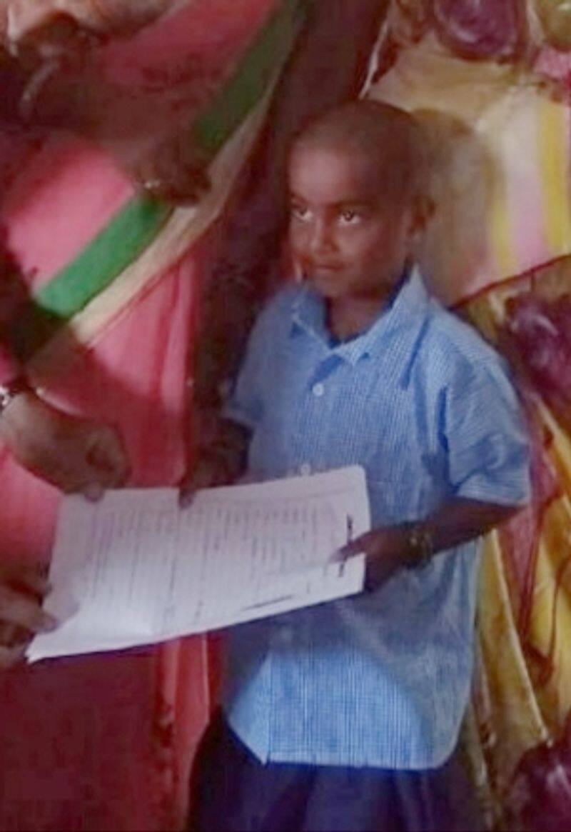 single photograph helped a girl to enroll in school