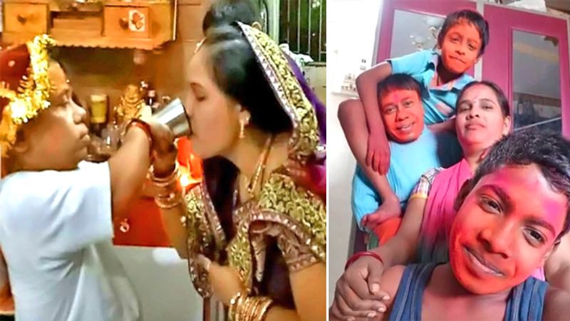 लड़की के इतना भरोसा दिलाने के बाद भी गोस्वामी को बरात ले जाने में डर लग रहा था। उन्हें डर था कि बैंड बाजे के साथ पूरे गांव के लोगों को बरात में ले जाएं और अगर लड़की ने ऐन मौके पर शादी से मना कर दिया तो क्या होगा? ऐसा होने पर पूरे समाज में बदनामी होती। इस डर से गोस्वामी ने बाद में मंदिर में ही पिंकू से शादी की। फिलहाल दोनों के दो बेटे हैं। दोनों ही बेटों की हाइट अच्छी है।