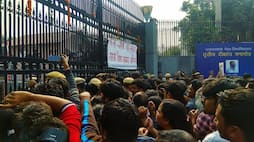 JNU faceoff: Students clash with police while staging protest over fee hike