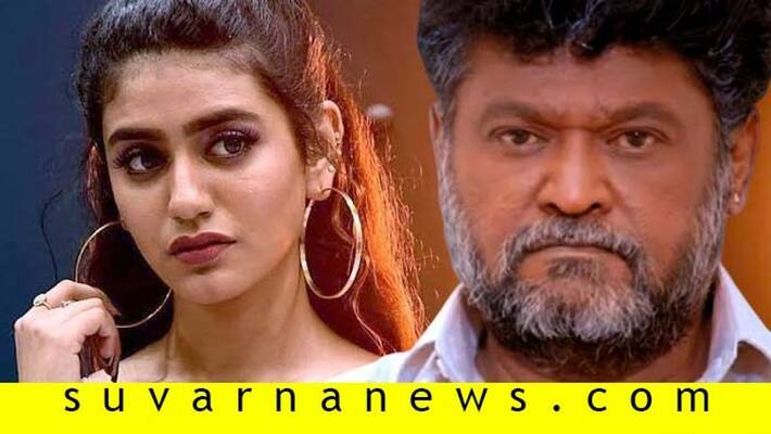 kannada actor Jaggesh outrage priya varrier for sharing dais with dignitaries kannada actor Jaggesh outrage priya varrier for sharing dais with dignitaries
