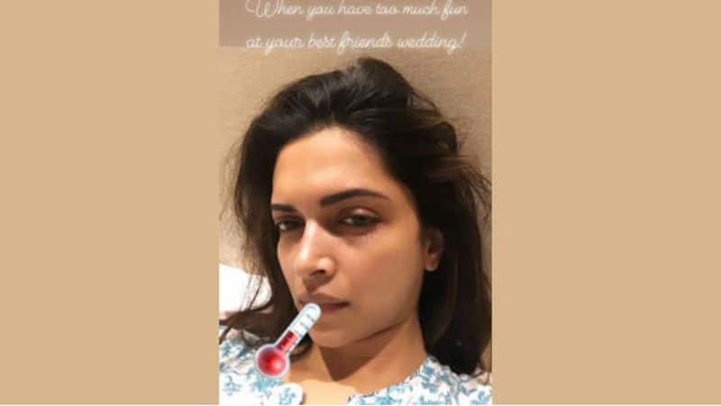 Deepika Padukone falls sick after having fun at her best friend wedding