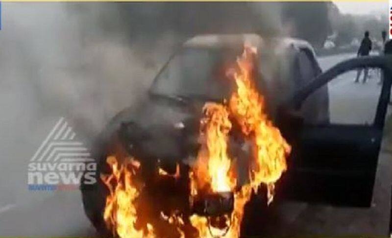 What to do if  your vehicle catches fire