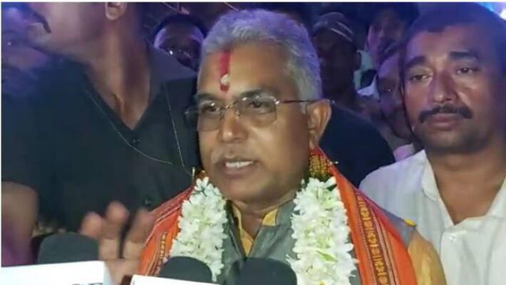Dilip Ghosh teases Mamata Banerjee on Hemant Sorens oath ceremony Dilip Ghosh teases Mamata Banerjee on Hemant Sorens oath ceremony