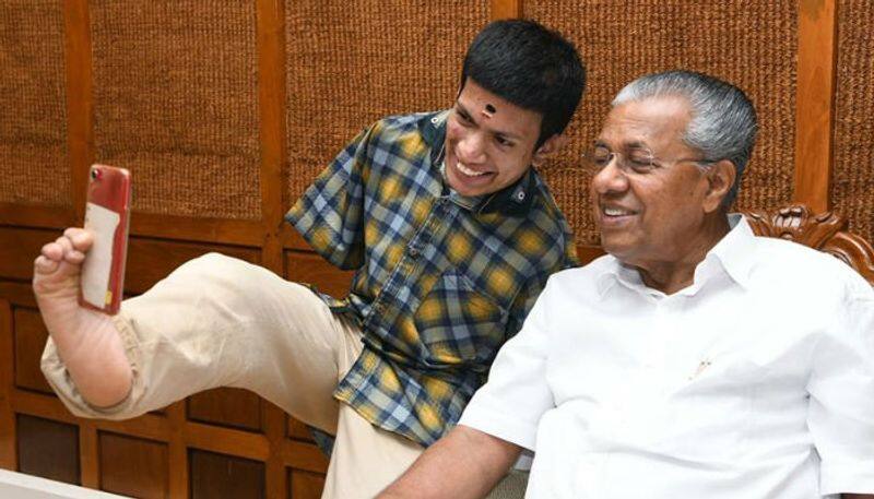 disabled youth shares experience of meeting kerala chief minister pinarayi vijayan