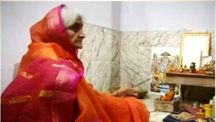 in dream of building Ram Mandir a 87-year-old woman surviving on tea and bananas in dream of building Ram Mandir a 87-year-old woman surviving on tea and bananas