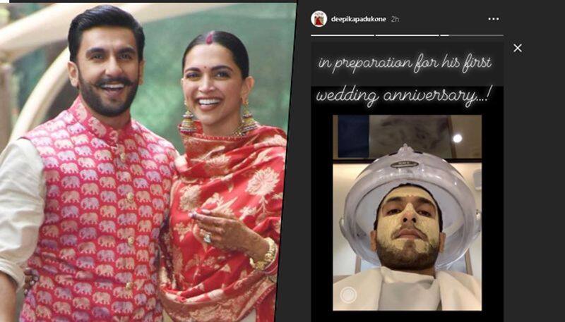 Deepika Padukone shares how Ranveer Singh is prepping for their first wedding anniversary