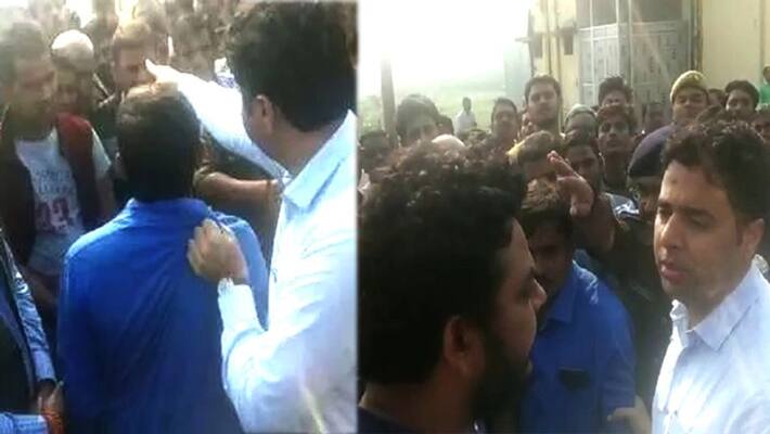 bjp leader son killed in amethi dm got angry bjp leader son killed in amethi dm got angry