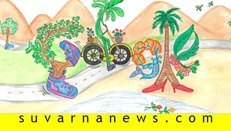 Childrens Day google doodle celebrates nehru birth anniversary with walking trees sketch