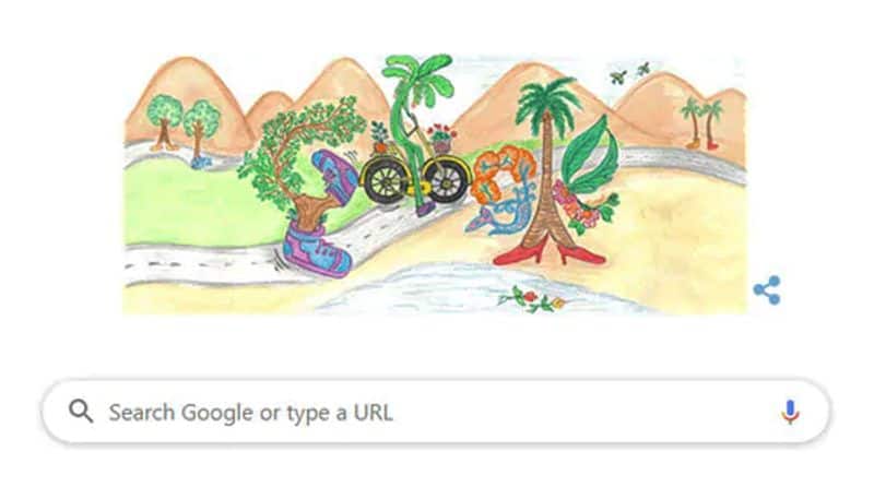 Google celebrates Children's Day with seven-year old's 'walking tree' doodle