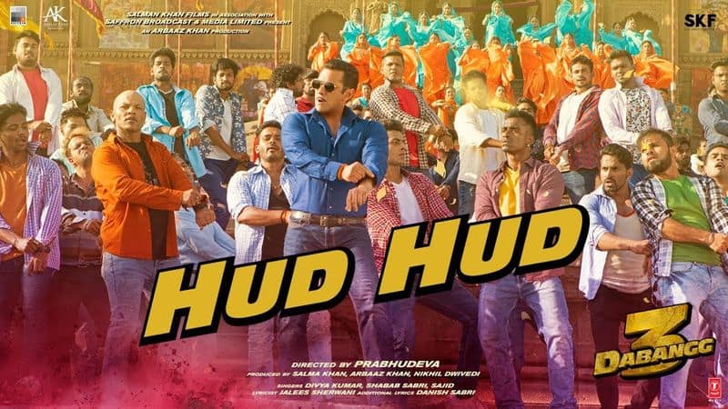 Salman Khan shares video of 'Hud Hud Dabangg' song