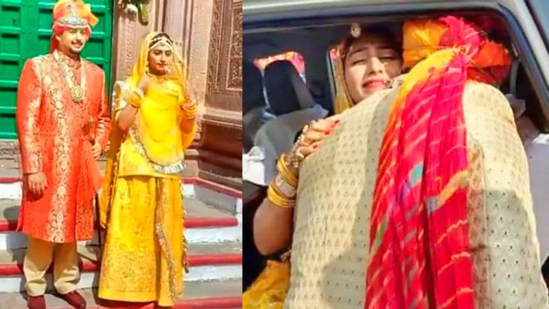 Mohena kumari gets royal bidai after grand reception in rewa