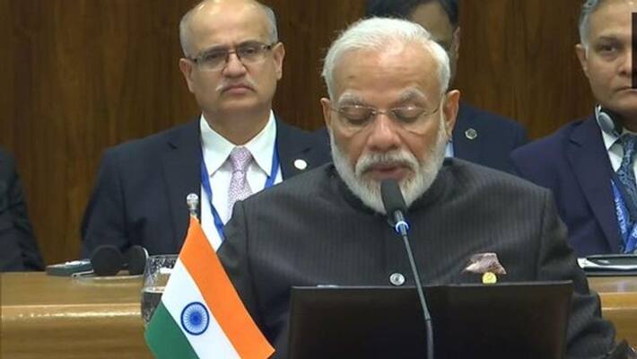 At the 11th BRICS Summit, PM Modi raised the issue of terrorism, said terrorism is the biggest threat to peace prosperity At the 11th BRICS Summit, PM Modi raised the issue of terrorism, said terrorism is the biggest threat to peace prosperity