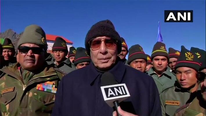 There is no tension between India and China, Rajnath Singh also met the soldiers There is no tension between India and China, Rajnath Singh also met the soldiers