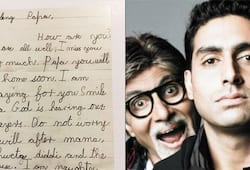 Amitabh Bachchan revisits son Abhishek's childhood letter, reads 'Darling Papa, I miss you'