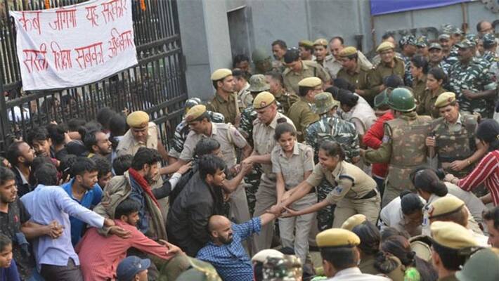 protest in jnu continues protest in jnu continues